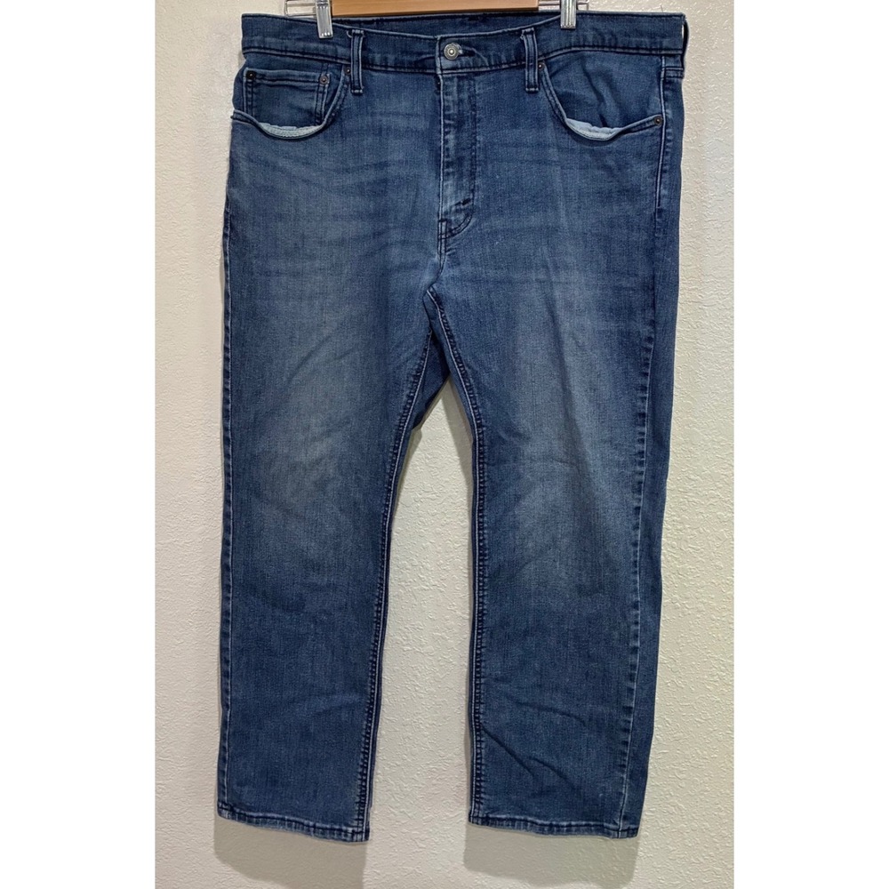 Levis 541 Athletic Taper Mens Blue Denim Jeans 38x30 Medium Wash Stretch